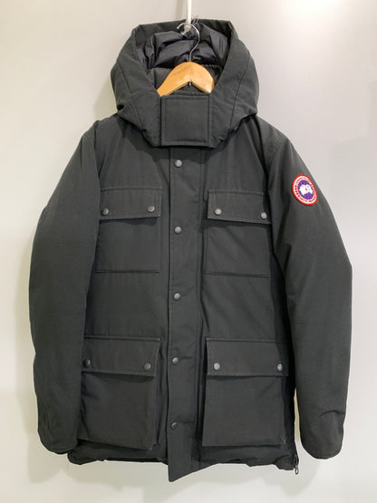 【中古品】【メンズ】 CANADA GOOSE カナダグース BANCROFT DOWN JACKET 3341JM バンクロフト ダウンジャケット メンズ アウター ミリタリーテイスト 141-260925-em-25-min サイズ：S カラー：ブラック 万代Net店