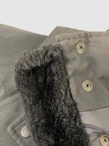 【中古品】【メンズ】 CANADA GOOSE カナダグース BANCROFT DOWN JACKET 3341JM バンクロフト ダウンジャケット メンズ アウター ミリタリーテイスト 141-260925-em-25-min サイズ：S カラー：ブラック 万代Net店