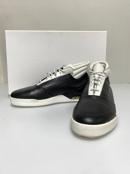 【中古品】【メンズ】 JOHN GEIGER ジョン ガイガー LEATHER SNEAKER レザー スニーカー 靴 シューズ 162-260926-zi-40-min サイズ：9 カラー：BLACK/WHITE 万代Net店