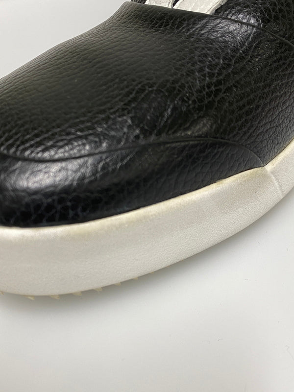 【中古品】【メンズ】 JOHN GEIGER ジョン ガイガー LEATHER SNEAKER レザー スニーカー 靴 シューズ 162-260926-zi-40-min サイズ：9 カラー：BLACK/WHITE 万代Net店