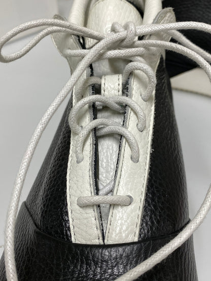【中古品】【メンズ】 JOHN GEIGER ジョン ガイガー LEATHER SNEAKER レザー スニーカー 靴 シューズ 162-260926-zi-40-min サイズ：9 カラー：BLACK/WHITE 万代Net店