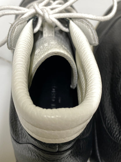 【中古品】【メンズ】 JOHN GEIGER ジョン ガイガー LEATHER SNEAKER レザー スニーカー 靴 シューズ 162-260926-zi-40-min サイズ：9 カラー：BLACK/WHITE 万代Net店
