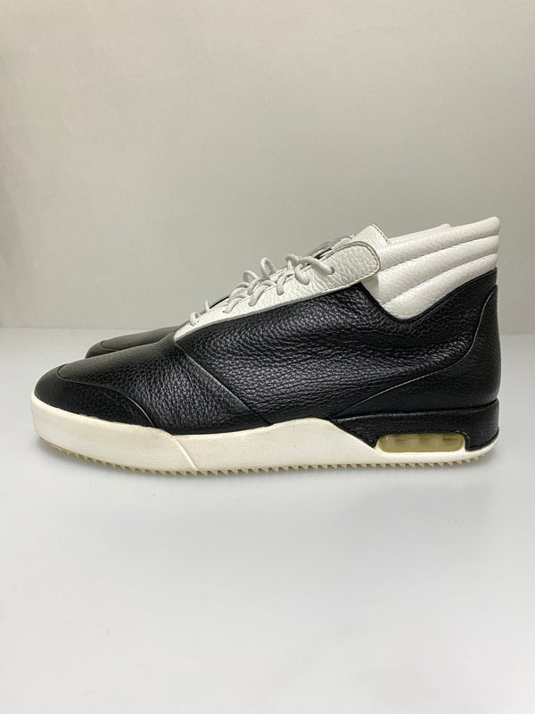 【中古品】【メンズ】 JOHN GEIGER ジョン ガイガー LEATHER SNEAKER レザー スニーカー 靴 シューズ 162-260926-zi-40-min サイズ：9 カラー：BLACK/WHITE 万代Net店