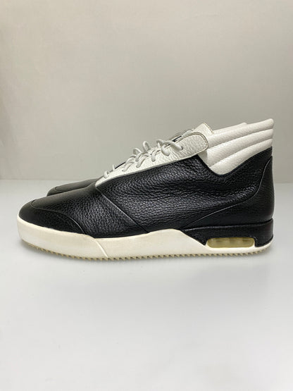 【中古品】【メンズ】 JOHN GEIGER ジョン ガイガー LEATHER SNEAKER レザー スニーカー 靴 シューズ 162-260926-zi-40-min サイズ：9 カラー：BLACK/WHITE 万代Net店