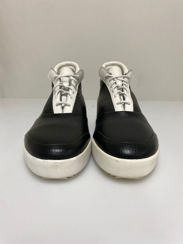 【中古品】【メンズ】 JOHN GEIGER ジョン ガイガー LEATHER SNEAKER レザー スニーカー 靴 シューズ 162-260926-zi-40-min サイズ：9 カラー：BLACK/WHITE 万代Net店