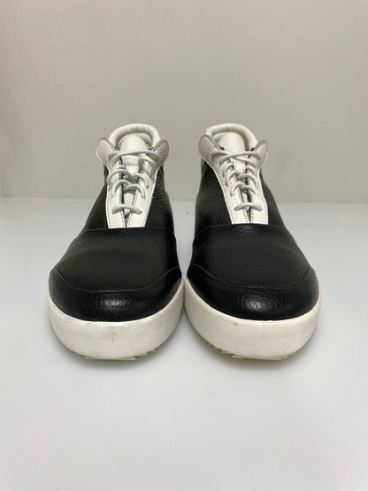 【中古品】【メンズ】 JOHN GEIGER ジョン ガイガー LEATHER SNEAKER レザー スニーカー 靴 シューズ 162-260926-zi-40-min サイズ：9 カラー：BLACK/WHITE 万代Net店