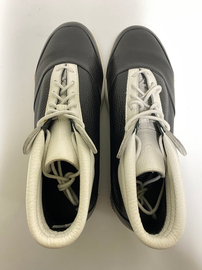 【中古品】【メンズ】 JOHN GEIGER ジョン ガイガー LEATHER SNEAKER レザー スニーカー 靴 シューズ 162-260926-zi-40-min サイズ：9 カラー：BLACK/WHITE 万代Net店