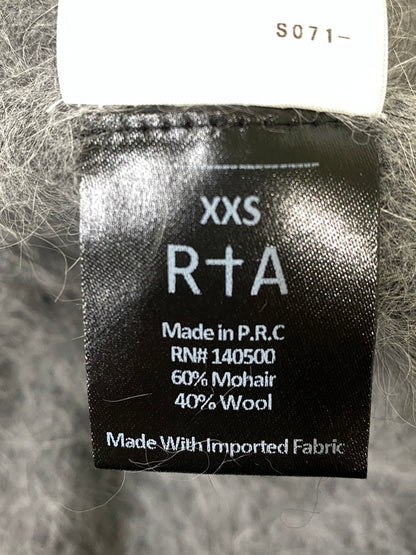 【中古美品】【レディース】 RTA アールティーエー MARVIN WF8229-826GRWND マービン モヘア トップス 170-260930-yn-01-min サイズ：XXS カラー：グレー 万代Net店