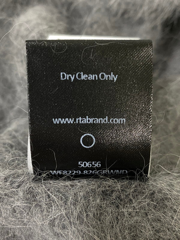 【中古美品】【レディース】 RTA アールティーエー MARVIN WF8229-826GRWND マービン モヘア トップス 170-260930-yn-01-min サイズ：XXS カラー：グレー 万代Net店