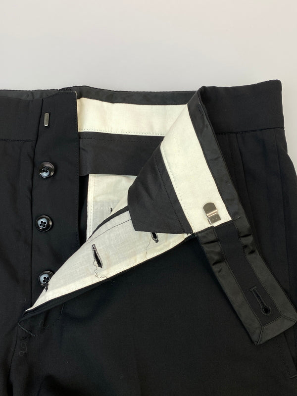 【中古品】【メンズ】 RICK OWENS リック・オウエンス RU15S4350-T 15SS SLACKS スラックス パンツ トラウザース 152-261003-ta-31-min サイズ：36 カラー：ブラック 万代Net店