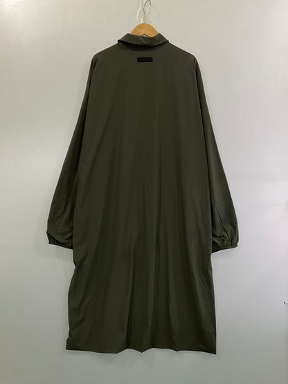 【中古品】【メンズ】 FOG ESSENTIALS フォグ エッセンシャルズ NYLON LONG COAT ナイロン ロング コート メンズ アウター 142-261007-em-25-min サイズ：L カラー：モスグリーン系 万代Net店