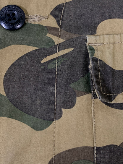 【中古品】【メンズ】 A BATHING APE アベイシングエイプ 1ST CAMO WORK SHIRT 001SHB301025X ファースト カモ ワーク シャツ メンズ 長袖シャツ トップス 142-261002-em-17-min サイズ：XXL カラー：ブラウン系 万代Net店