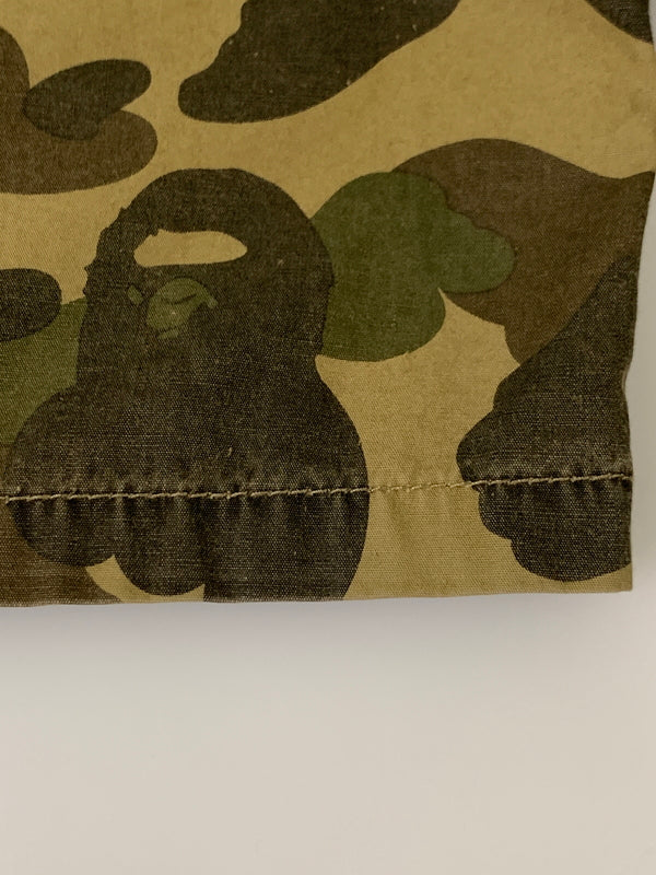 【中古品】【メンズ】 A BATHING APE アベイシングエイプ 1ST CAMO WORK SHIRT 001SHB301025X ファースト カモ ワーク シャツ メンズ 長袖シャツ トップス 142-261002-em-17-min サイズ：XXL カラー：ブラウン系 万代Net店