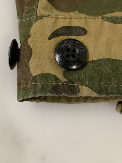 【中古品】【メンズ】 A BATHING APE アベイシングエイプ 1ST CAMO WORK SHIRT 001SHB301025X ファースト カモ ワーク シャツ メンズ 長袖シャツ トップス 142-261002-em-17-min サイズ：XXL カラー：ブラウン系 万代Net店