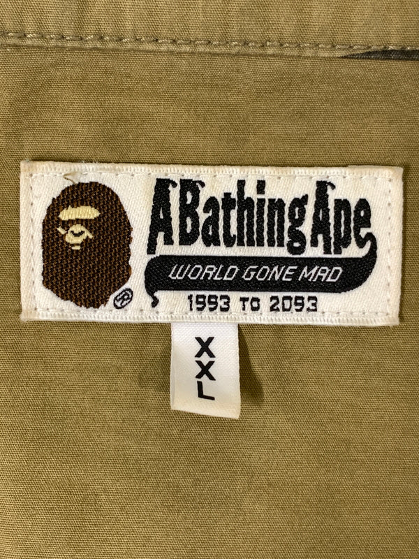 【中古品】【メンズ】 A BATHING APE アベイシングエイプ 1ST CAMO WORK SHIRT 001SHB301025X ファースト カモ ワーク シャツ メンズ 長袖シャツ トップス 142-261002-em-17-min サイズ：XXL カラー：ブラウン系 万代Net店