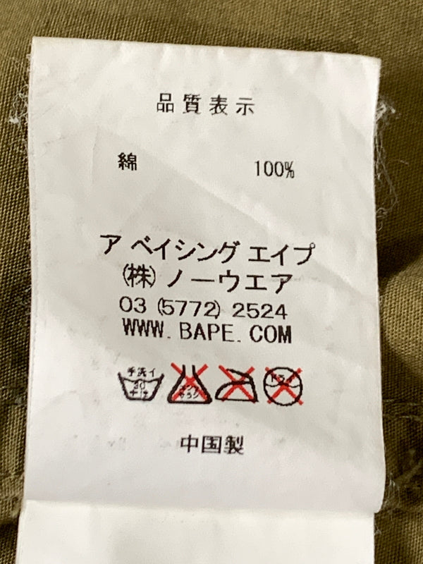 【中古品】【メンズ】 A BATHING APE アベイシングエイプ 1ST CAMO WORK SHIRT 001SHB301025X ファースト カモ ワーク シャツ メンズ 長袖シャツ トップス 142-261002-em-17-min サイズ：XXL カラー：ブラウン系 万代Net店