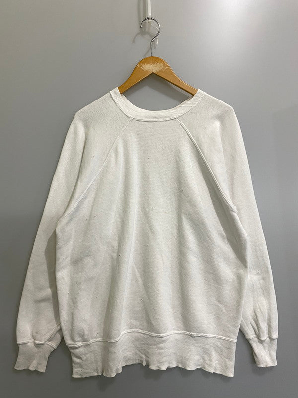 【現状渡し品】【メンズ】 PENNY'S ペニーズ 60S RAGLAN SWEATSHIRT ラグラン スウェットシャツ 146-260926-zi-23-min サイズ：XL カラー：ホワイト 万代Net店