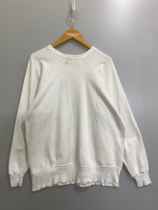 【現状渡し品】【メンズ】 PENNY'S ペニーズ 60S RAGLAN SWEATSHIRT ラグラン スウェットシャツ 146-260926-zi-23-min サイズ：XL カラー：ホワイト 万代Net店