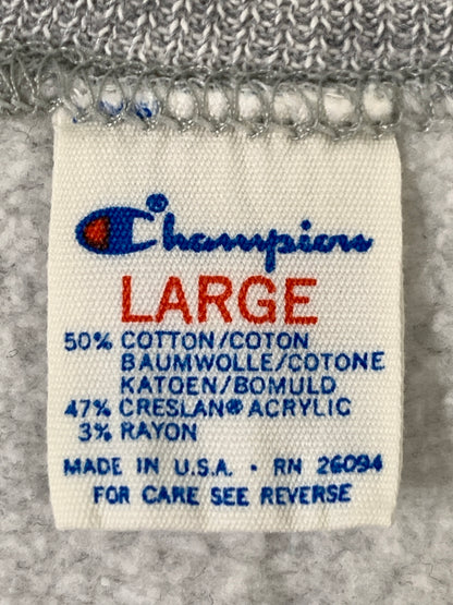 【中古品】【メンズ】 CHAMPION チャンピオン 80S MINNESOTA VIKINGS SWEATSHIRT スウェットシャツ メンズ トップス プリント トレーナー 80年代 ヴィンテージ 146-260925-em-24-min サイズ：L カラー：グレー 万代Net店