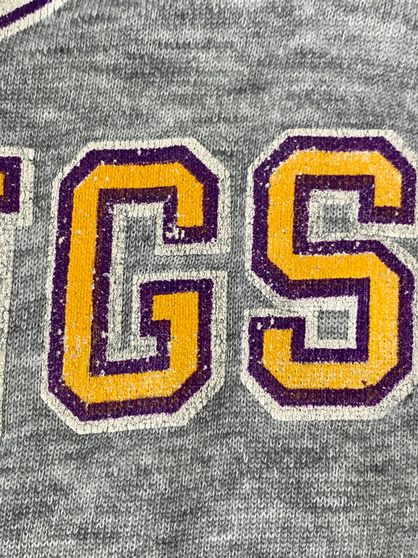 【中古品】【メンズ】 CHAMPION チャンピオン 80S MINNESOTA VIKINGS SWEATSHIRT スウェットシャツ メンズ トップス プリント トレーナー 80年代 ヴィンテージ 146-260925-em-24-min サイズ：L カラー：グレー 万代Net店