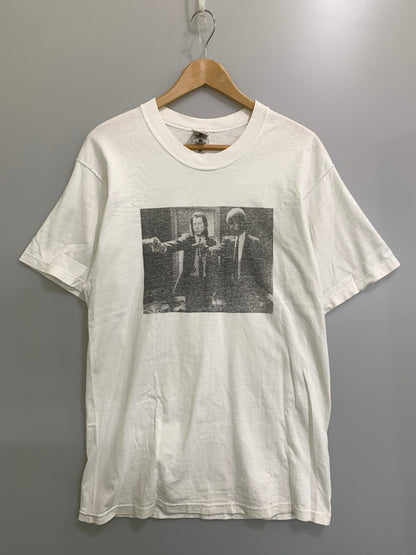 【現状渡し品】【メンズ】 PULP FICTION MOVIE TEE パルプ・フィクション ムービー Tシャツ 半袖 ショートスリーブ タランティーノ ヴィンテージ 映画 146-260925-em-40-min サイズ：M カラー：ホワイト 万代Net店