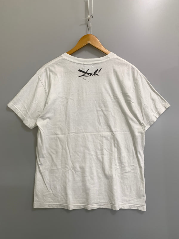 【中古品】【メンズ】 SALVADOR DALI 00'S 記憶の固執 ART TEE アート 半袖 Tシャツ サルバドール・ダリ ショートスリーブ 00年代 ヴィンテージ 146-260925-em-41-min サイズ：L カラー：ホワイト 万代Net店