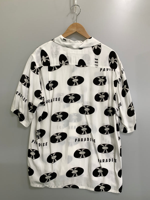 【中古品】【メンズ】 WACKO MARIA ワコマリア HAWAIIAN SHIRT S/S -TYPE 4 24SS-WMS-HI04 ハワイアン シャツ ショートスリーブ アロハシャツ メンズ 半袖シャツ 142-260925-em-34-min サイズ：L カラー：ホワイト/ブラック 万代Net店