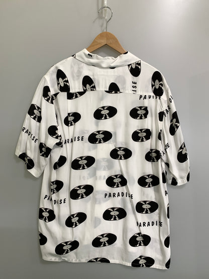 【中古品】【メンズ】 WACKO MARIA ワコマリア HAWAIIAN SHIRT S/S -TYPE 4 24SS-WMS-HI04 ハワイアン シャツ ショートスリーブ アロハシャツ メンズ 半袖シャツ 142-260925-em-34-min サイズ：L カラー：ホワイト/ブラック 万代Net店
