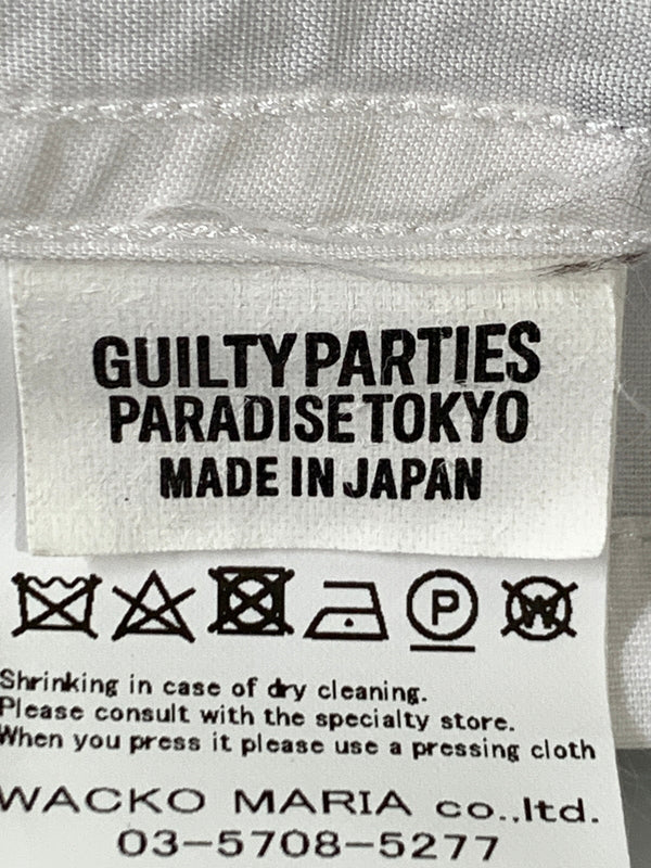 【中古品】【メンズ】 WACKO MARIA ワコマリア HAWAIIAN SHIRT S/S -TYPE 4 24SS-WMS-HI04 ハワイアン シャツ ショートスリーブ アロハシャツ メンズ 半袖シャツ 142-260925-em-34-min サイズ：L カラー：ホワイト/ブラック 万代Net店