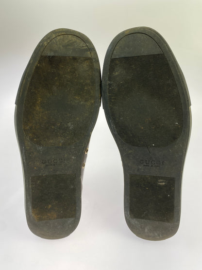 【現状渡し品】【メンズ】 GUCCI グッチ HI CUT SNEAKER レザーハイカットスニーカー シューズ 靴 164-260927-em-15-min サイズ：不明 カラー：ブラウン系 万代Net店
