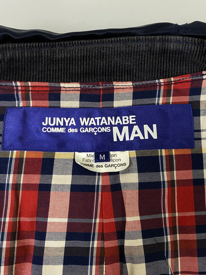 【中古品】【メンズ】 JUNYA WATANABE COMMEdesGARCONS MAN ジュンヤワタナベコムデギャルソンマン WH-C016 ダッフル コート 140-260926-zi-12-min サイズ：M カラー：ネイビー/オレンジ/ホワイト 万代Net店