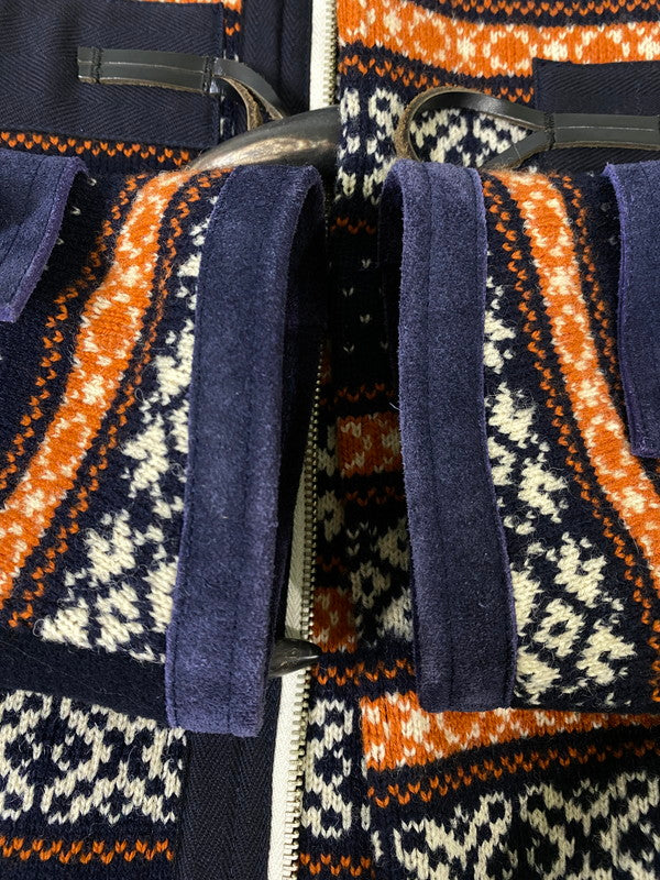 【中古品】【メンズ】 JUNYA WATANABE COMMEdesGARCONS MAN ジュンヤワタナベコムデギャルソンマン WH-C016 ダッフル コート 140-260926-zi-12-min サイズ：M カラー：ネイビー/オレンジ/ホワイト 万代Net店