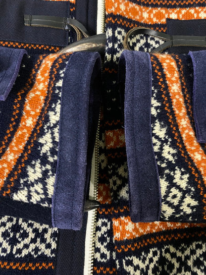【中古品】【メンズ】 JUNYA WATANABE COMMEdesGARCONS MAN ジュンヤワタナベコムデギャルソンマン WH-C016 ダッフル コート 140-260926-zi-12-min サイズ：M カラー：ネイビー/オレンジ/ホワイト 万代Net店