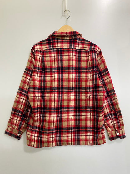 【現状渡し品】【メンズ】 PENDLETON ペンドルトン 70S WOOL BOARD SHIRT ウール ボード シャツ 146-260926-zi-13-min サイズ：L カラー：レッド系 万代Net店