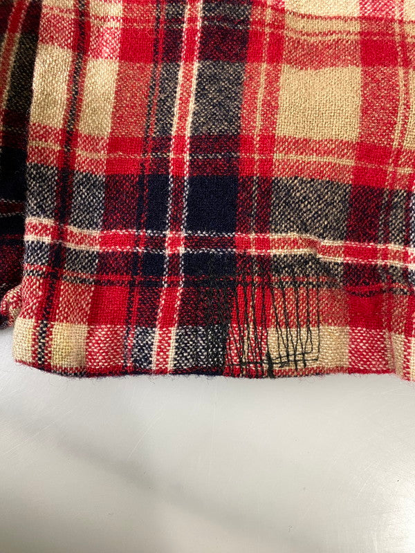 【現状渡し品】【メンズ】 PENDLETON ペンドルトン 70S WOOL BOARD SHIRT ウール ボード シャツ 146-260926-zi-13-min サイズ：L カラー：レッド系 万代Net店