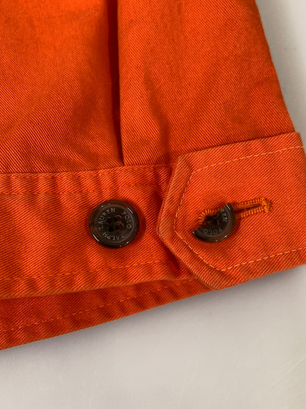 【現状渡し品】【メンズ】 RALPH LAUREN ラルフローレン SWINGTOP JACKET スウィングトップ ジャケット メンズ アウター ハリントンジャケット ジップアップ 146-260925-em-42-min カラー：オレンジ 万代Net店