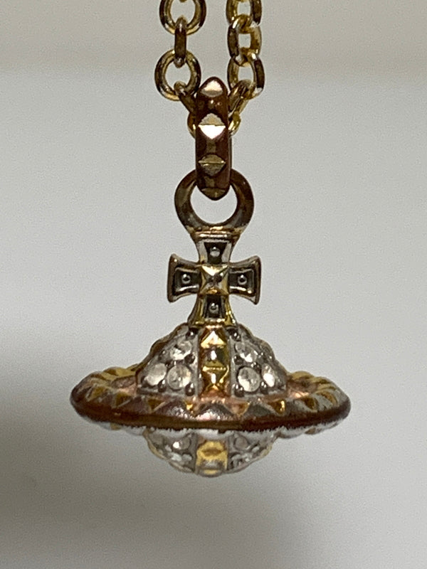 【現状渡し品】【メンズ/レディース】 VIVIENNE WESTWOOD ヴィヴィアンウエストウッド ネックレス アクセサリー 192-260927-em-39-min カラー：ゴールド 万代Net店