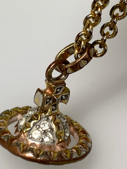 【現状渡し品】【メンズ/レディース】 VIVIENNE WESTWOOD ヴィヴィアンウエストウッド ネックレス アクセサリー 192-260927-em-39-min カラー：ゴールド 万代Net店