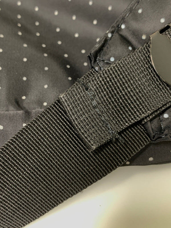 【中古品】【メンズ/レディース】 PORTER ポーター DOT WAIST BAG ドット柄 ウエストバッグ ボディバッグ ナイロン 188-260927-em-48-min カラー：ブラック（ドット柄） 万代Net店