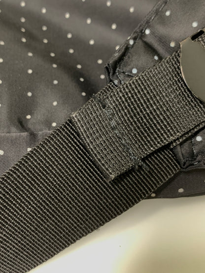 【中古品】【メンズ/レディース】 PORTER ポーター DOT WAIST BAG ドット柄 ウエストバッグ ボディバッグ ナイロン 188-260927-em-48-min カラー：ブラック（ドット柄） 万代Net店
