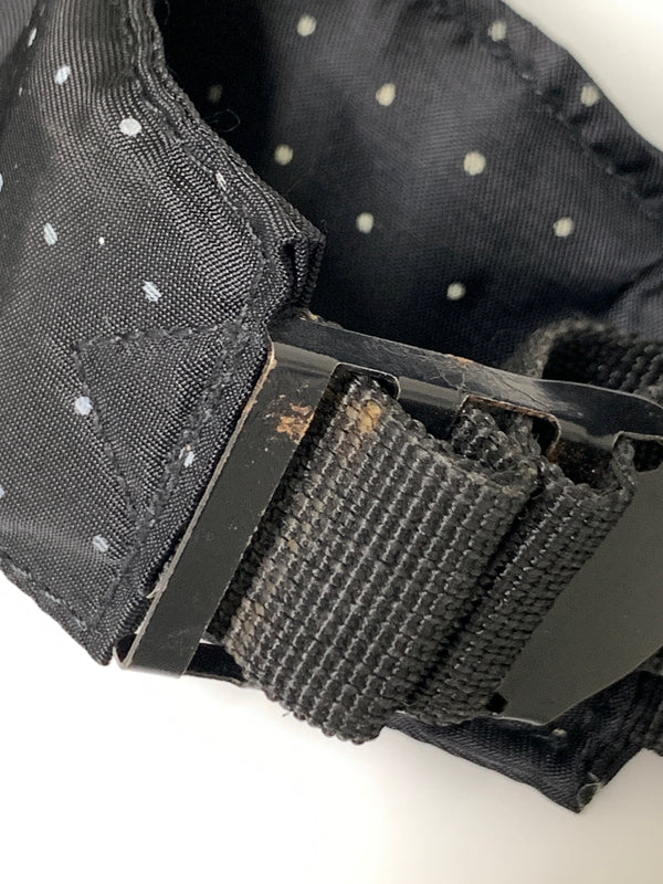 【中古品】【メンズ/レディース】 PORTER ポーター DOT WAIST BAG ドット柄 ウエストバッグ ボディバッグ ナイロン 188-260927-em-48-min カラー：ブラック（ドット柄） 万代Net店