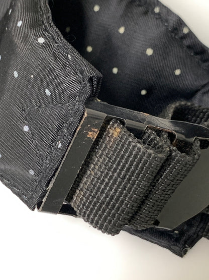 【中古品】【メンズ/レディース】 PORTER ポーター DOT WAIST BAG ドット柄 ウエストバッグ ボディバッグ ナイロン 188-260927-em-48-min カラー：ブラック（ドット柄） 万代Net店