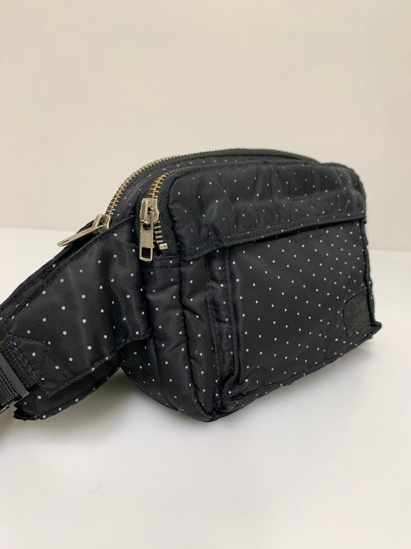 【中古品】【メンズ/レディース】 PORTER ポーター DOT WAIST BAG ドット柄 ウエストバッグ ボディバッグ ナイロン 188-260927-em-48-min カラー：ブラック（ドット柄） 万代Net店