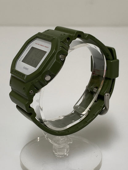 【中古品】【メンズ】 G-SHOCK ジーショック 5600 SERIES クウォーツウォッチ DW-5600M-3JF 腕時計 カシオ ミリタリーカラー 196-260927-em-36-min カラー：カーキ 万代Net店