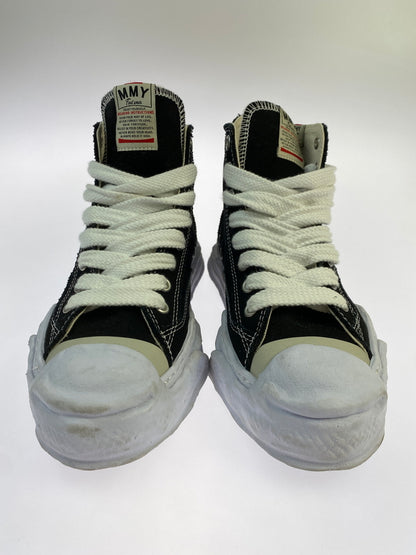 【中古品】【メンズ】 MAISON MIHARA YASUHIRO メゾン ミハラ ヤスヒロ HANK OG ハンク オージー A05FW701 スニーカー ハイカット 靴 162-260929-hu-31-min サイズ：42 カラー：ブラック/ホワイト 万代Net店