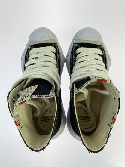 【中古品】【メンズ】 MAISON MIHARA YASUHIRO メゾン ミハラ ヤスヒロ HANK OG ハンク オージー A05FW701 スニーカー ハイカット 靴 162-260929-hu-31-min サイズ：42 カラー：ブラック/ホワイト 万代Net店