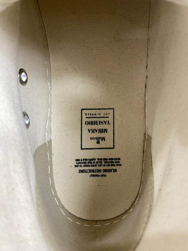 【中古品】【メンズ】 MAISON MIHARA YASUHIRO メゾン ミハラ ヤスヒロ HANK OG ハンク オージー A05FW701 スニーカー ハイカット 靴 162-260929-hu-31-min サイズ：42 カラー：ブラック/ホワイト 万代Net店