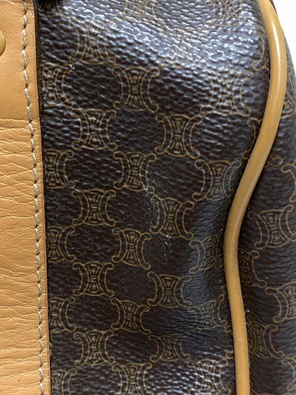 【現状渡し品】【メンズ/レディース】 CELINE セリーヌ マカダム 2WAY ミニボストン カバン 鞄 マカダム柄 手持ち 肩掛け ショルダー 180-260927-em-30-min カラー：ブラウン系 万代Net店