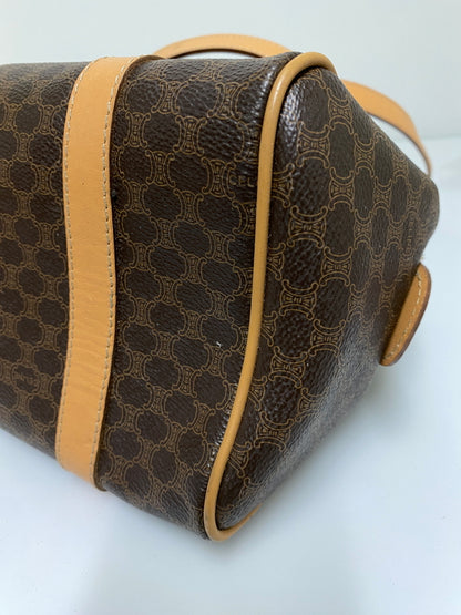 【現状渡し品】【メンズ/レディース】 CELINE セリーヌ マカダム 2WAY ミニボストン カバン 鞄 マカダム柄 手持ち 肩掛け ショルダー 180-260927-em-30-min カラー：ブラウン系 万代Net店