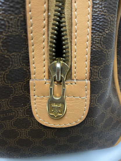 【現状渡し品】【メンズ/レディース】 CELINE セリーヌ マカダム 2WAY ミニボストン カバン 鞄 マカダム柄 手持ち 肩掛け ショルダー 180-260927-em-30-min カラー：ブラウン系 万代Net店